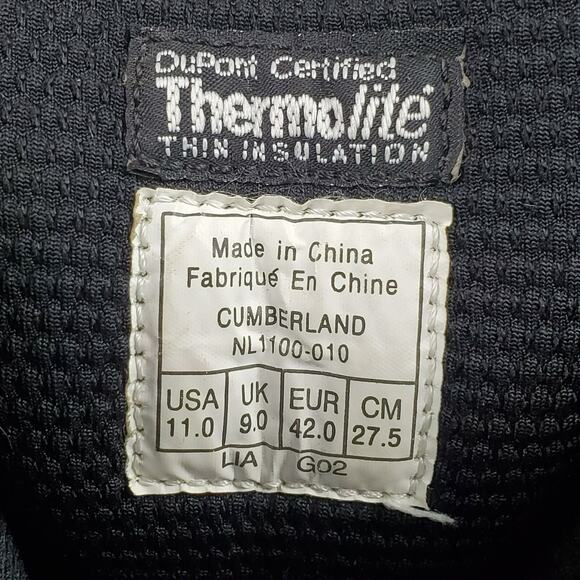 Sorel Womens Snow Boots Size 11 Cumberland Water Wind Resistant Thermolite Black - Picture 2 of 8